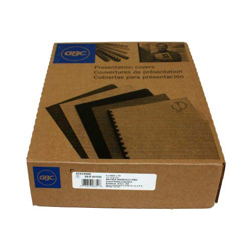 GBC Navy Linen Weave 8.5" x 11" Covers 200pk - 9742450