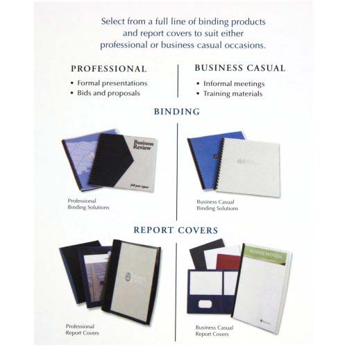 GBC Navy Linen Weave 8.75" x 11.25" 50pk - 2001513