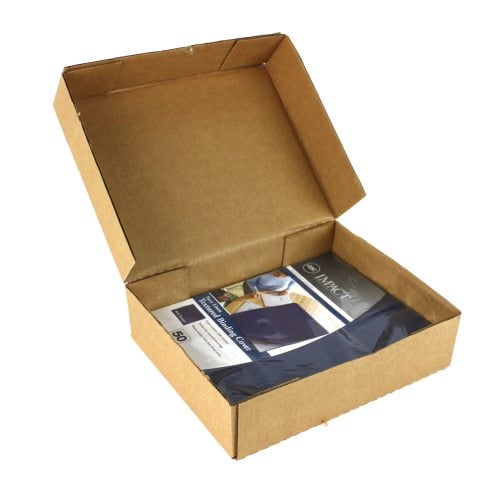 GBC Navy Linen Weave 8.75" x 11.25" 50pk - 2001513