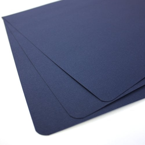 GBC Navy Linen Weave 8.75" x 11.25" Covers 200pk  - 2000513
