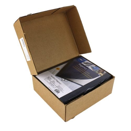 GBC Navy 8.5" x 11" Velobind Punched Regency Covers 50pk - 9742231