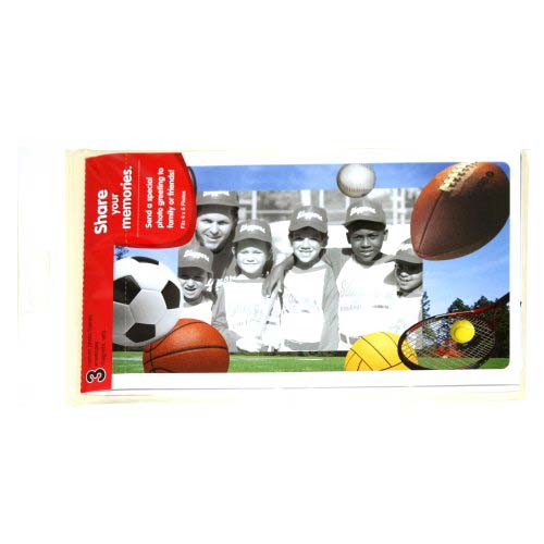 GBC PhotoPop SelfSeal Framed Photo Pouches - Sport - 3pk