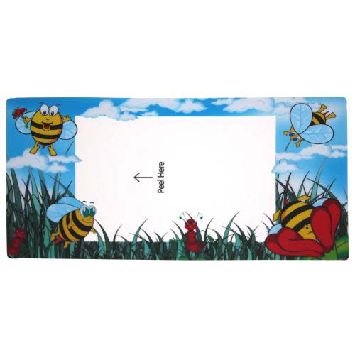 GBC PhotoPop SelfSeal Framed Pouches - Springtime Bees - 3pk