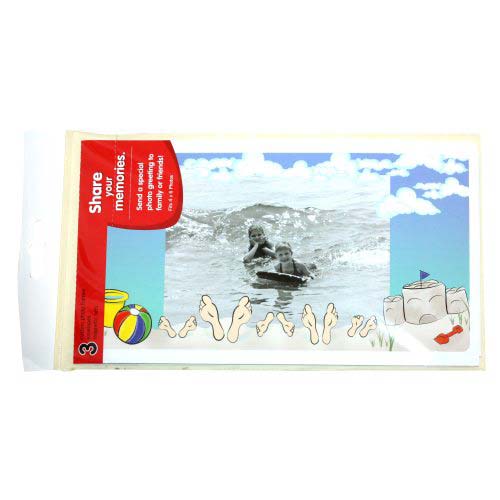 GBC PhotoPop SelfSeal Framed Pouches - Vacation - 3pk