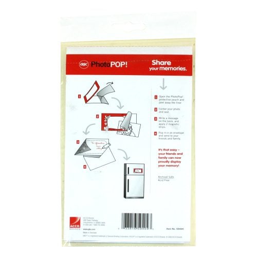 GBC PhotoPop SelfSeal Framed Pouches - Vacation - 3pk