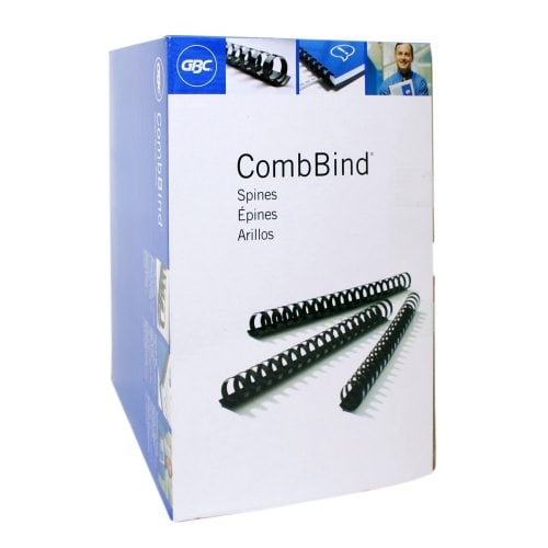 GBC Premium 1-1/2" Navy Plastic Combs 100pk - 4200071