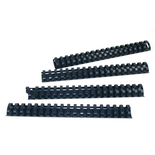 GBC Premium 1-1/4" Navy Plastic Combs 100pk - 4200070