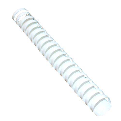 GBC Premium 1-1/8" White Plastic Combs 100pk - 4000121
