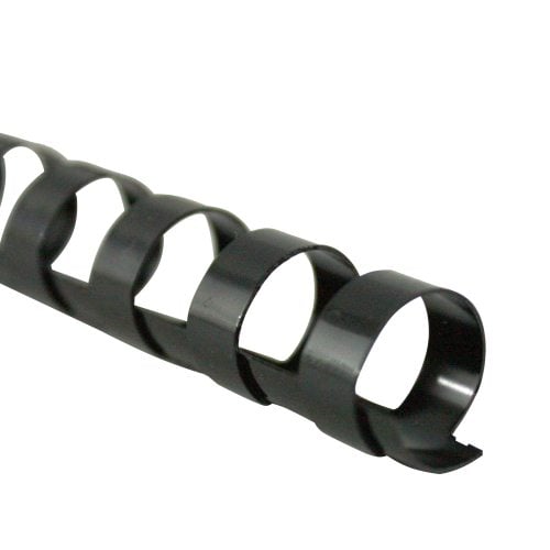 GBC Premium 1/2" Black Plastic Combs 25pk (4090034) - Clearance Sale