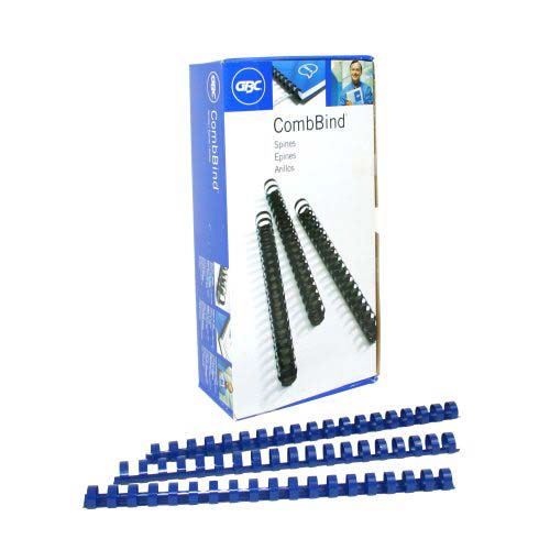 GBC Premium 1/2" Blue Plastic Combs 100pk - 4000064