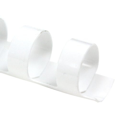 GBC Premium 1/2" White Plastic Combs 25pk - 4090031