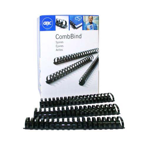 GBC Premium 1-3/4" Black Plastic Combs 50pk - 4200016
