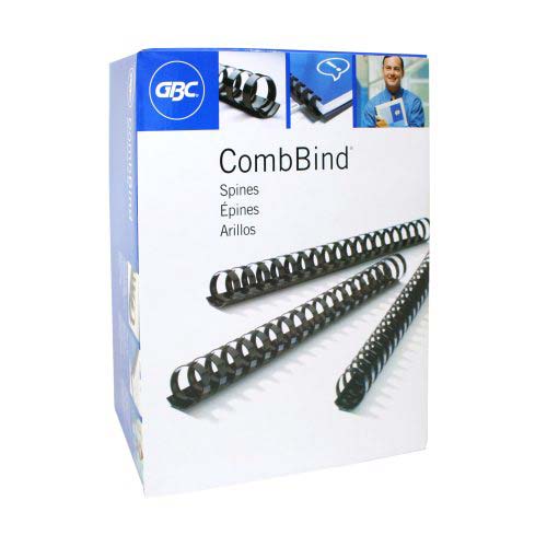 GBC Premium 1-3/4" Black Plastic Combs 50pk - 4200016