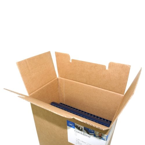 GBC Premium 1-3/4" Navy Plastic Combs 50pk - 4200072