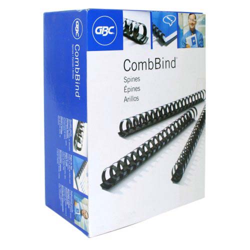 GBC Premium 1-3/4" White Plastic Combs 50pk (4200013) - Clearance Sale