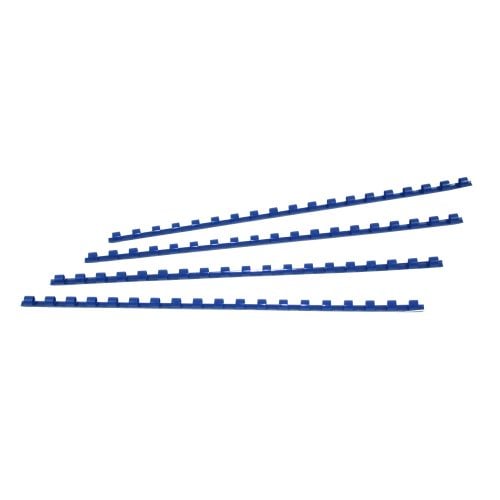 GBC Premium 1/4" Blue Plastic Combs 100pk - 4000016