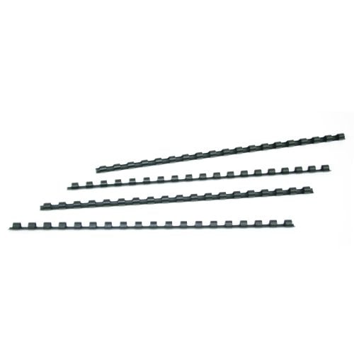 GBC Premium 1/4" Matte Black Plastic Combs 100pk - 4090306
