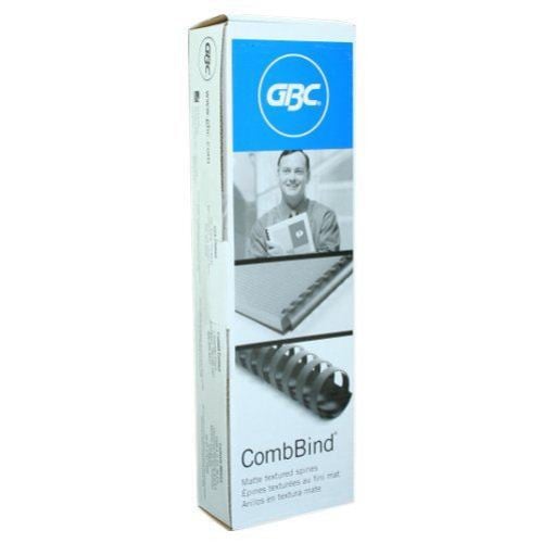 GBC Premium 1/4" Matte Frost Plastic Combs 100pk - 4090307