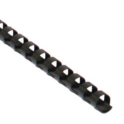 GBC Premium 1" Black CombBind Spines 50pk - 15222