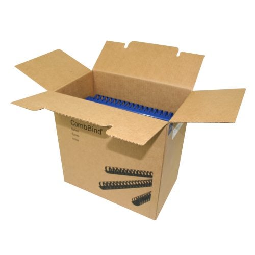GBC Premium 1" Blue Plastic Combs 100pk - 4000116