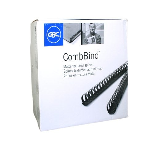 GBC Premium 1" Matte Frost Plastic Combs 100pk - 4090317