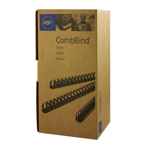 GBC Premium 1" White Plastic Combs 100pk - 4000115