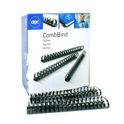 GBC Premium 2" Black Plastic Combs 50pk - 4200022