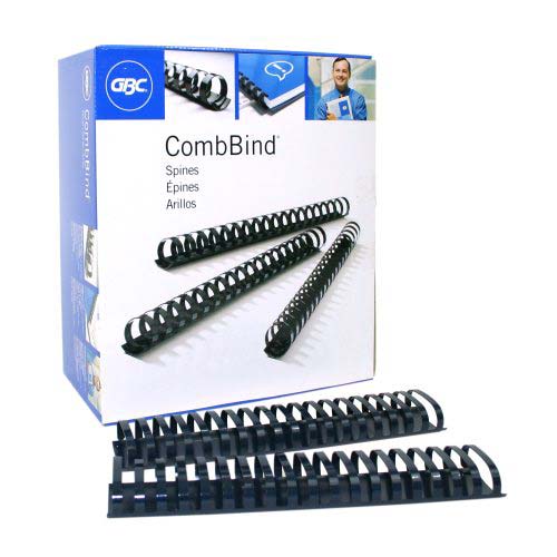 GBC Premium 2" Navy Plastic Combs 50pk - 4200073