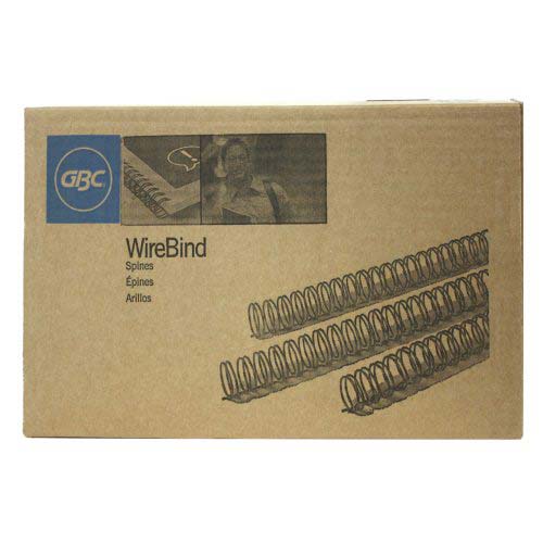 GBC Premium 3/8" 3:1 Twin Loop Wire - 100pk