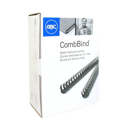 GBC Premium 3/4" Matte Frost Plastic Combs 100pk - 4090315