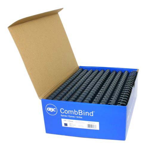 GBC Premium 3/4" Navy Plastic Combs 100pk - 4014185