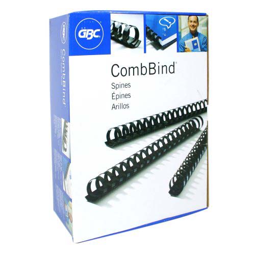 GBC Premium 3/4" Navy Plastic Combs 100pk - 4014185
