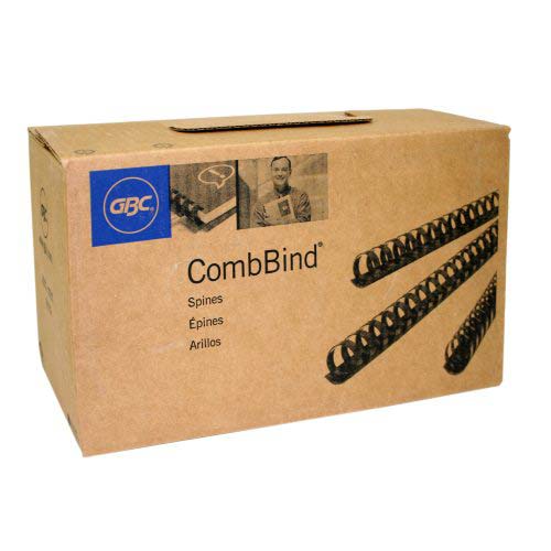 GBC Premium 3/4" White Plastic Combs 100pk - 4000098