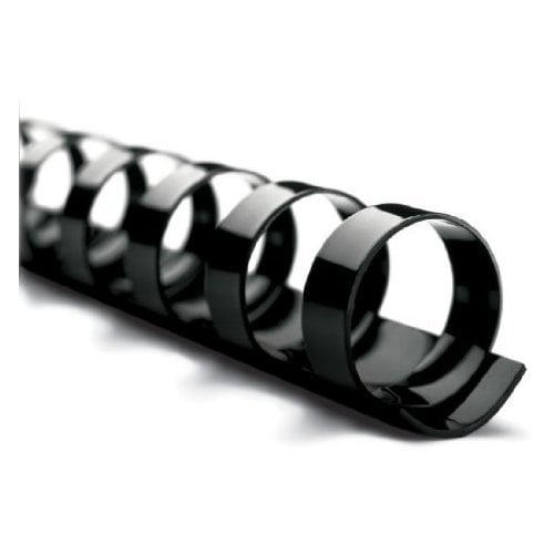 GBC Premium 3/8" Black Plastic Combs (100pk) - 4090302