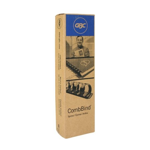 GBC Premium 3/8" Blue Plastic Combs 100pk - 4000040G
