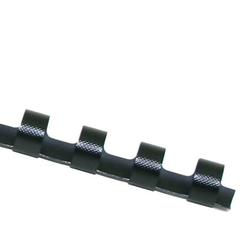 GBC Premium 3/8" Matte Black Plastic Combs 100pk - 4090308