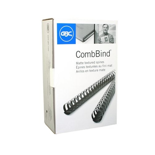 GBC Premium 3/8" Matte Frost Plastic Combs 100pk - 4090309G