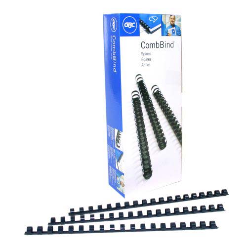 GBC Premium 3/8" Navy Plastic Combs 100pk - 4011485