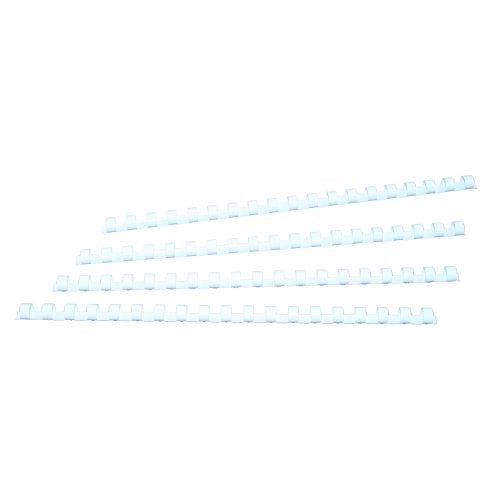 GBC Premium 3/8" White Plastic Combs 100pk - 4000038