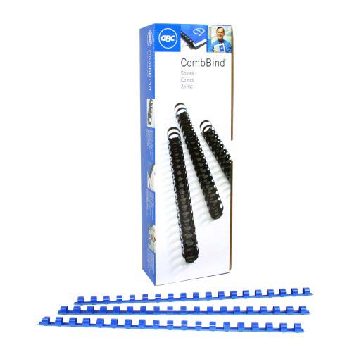 GBC Premium 5/16" Blue Plastic Combs 100pk - 4000028