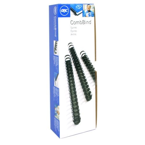 GBC Premium 5/16" Navy Plastic Combs 100pk - 4011185