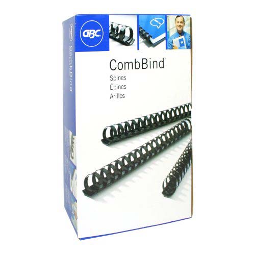 GBC Premium 5/8" Black Plastic Combs 100pk - 4000092 - Clearance Sale