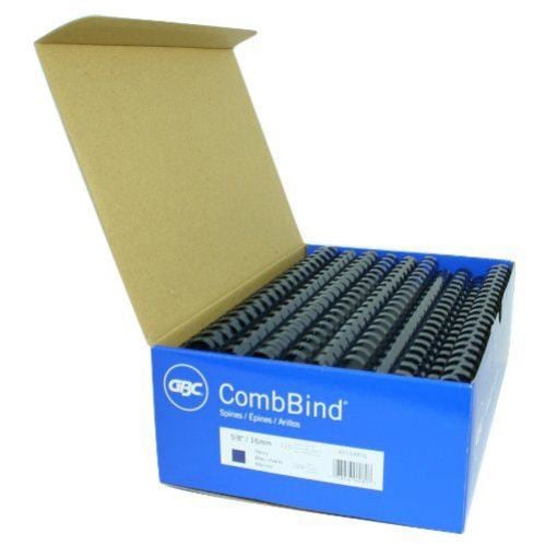GBC Premium 5/8" Navy Plastic Combs 100pk - 4013485