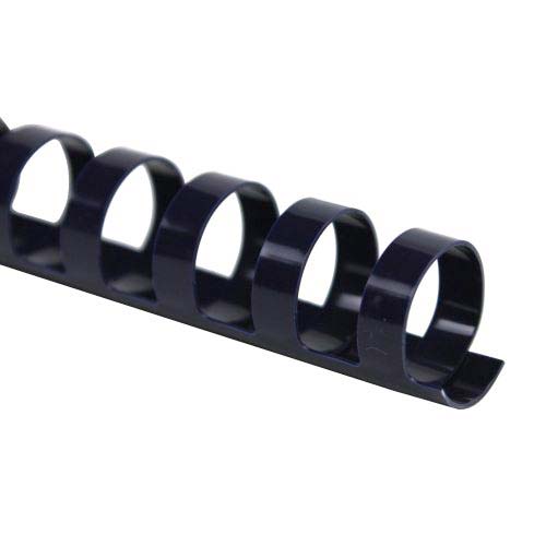 GBC Premium 5/8" Navy Plastic Combs 25pk - 4090271 - Clearance Sale
