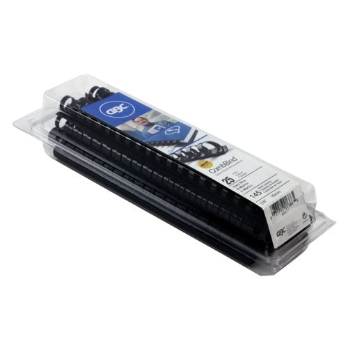 GBC Premium 5/8" Navy Plastic Combs 25pk - 4090271 - Clearance Sale
