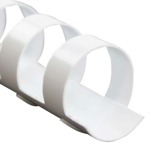 GBC Premium 5/8" White Plastic Combs 100pk - 4000086