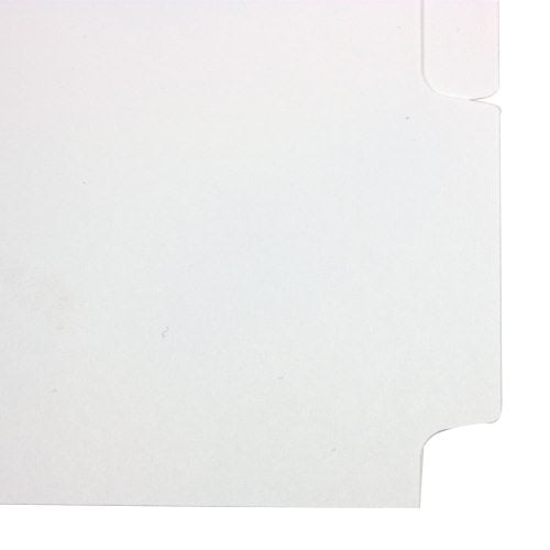 GBC Premium 5090 Double Reverse Collated 1/5th Cut Unpunched Copier Tabs - 9675007
