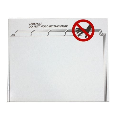 GBC Premium 5090 Double Reverse Collated 1/5th Cut Unpunched Copier Tabs - 9675007