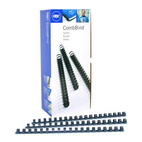 GBC Premium 7/16" Navy Plastic Combs 100pk - 4012185