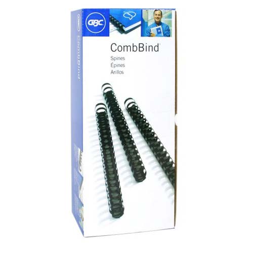 GBC Premium 7/16" Navy Plastic Combs 100pk - 4012185